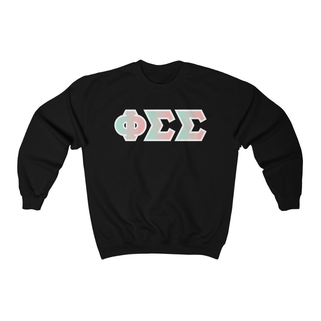 Phi Sigma Sigma Printed Letters | Dreams Crewneck