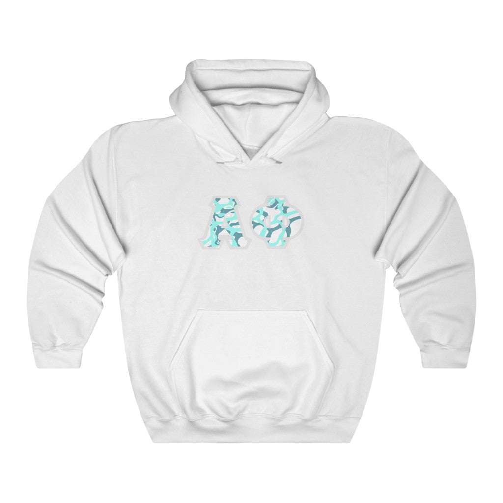 Alpha Phi Printed Letters | Under the Sea Hoodie