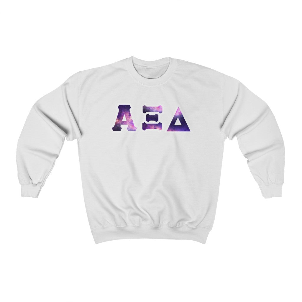 AXiD Printed Letters | Galaxy Crewneck