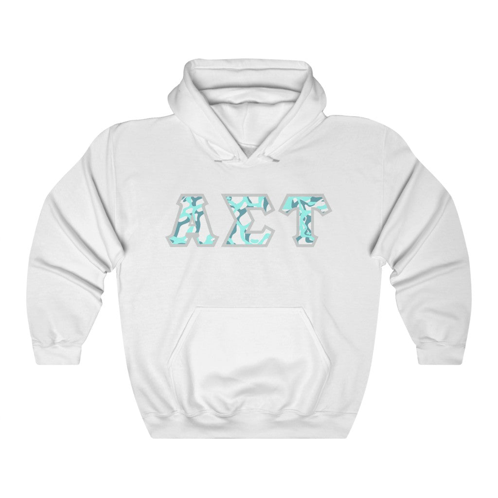 Alpha Sigma Tau Printed Letters | Under the Sea Hoodie