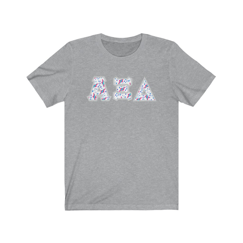 AXiD Printed Letters | Bayside White T-Shirt