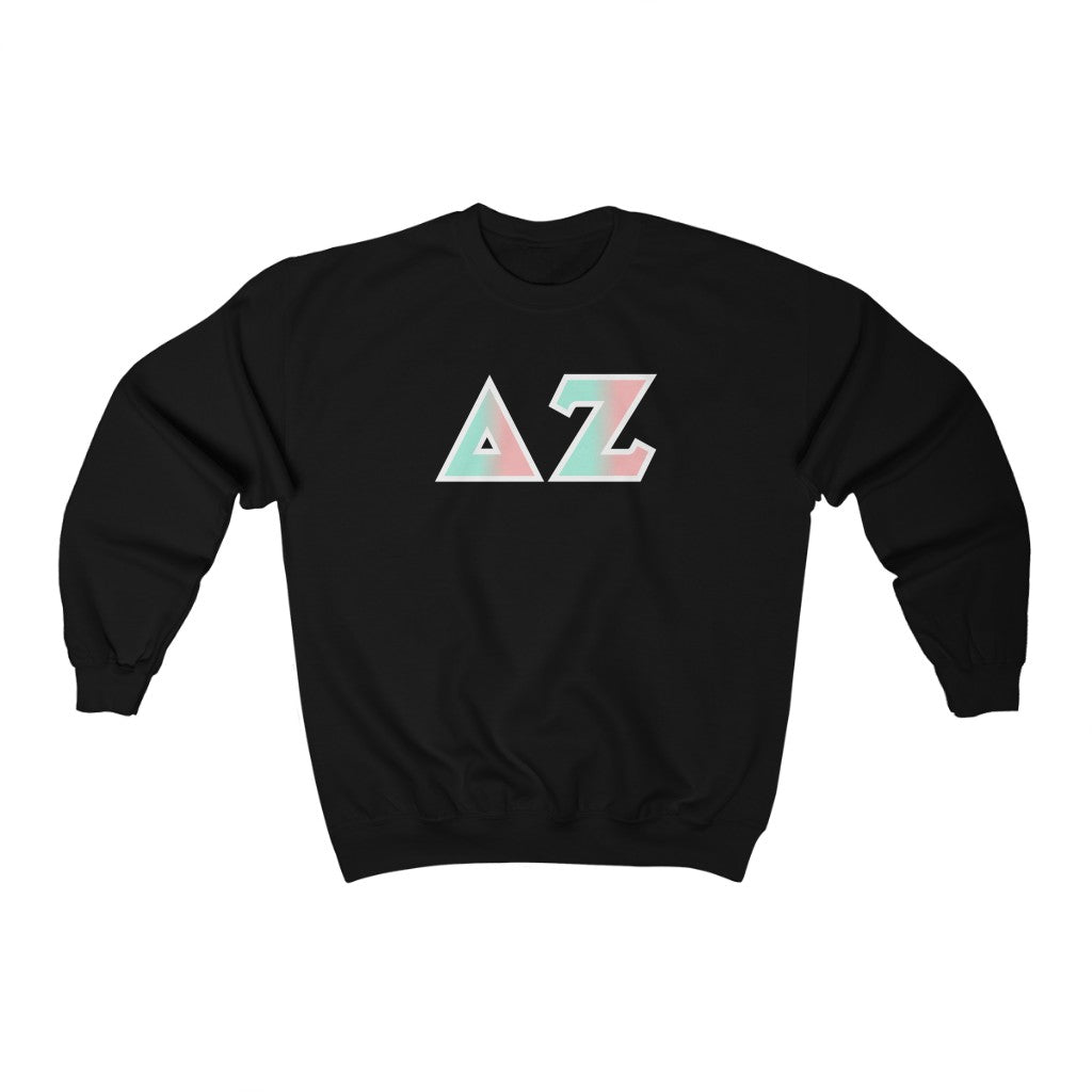 Delta Zeta Printed Letters | Dreams Crewneck