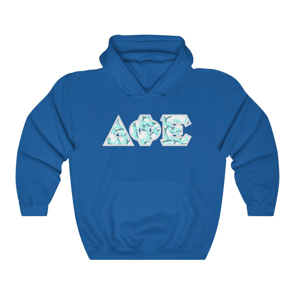 Delta Phi Epsilon Printed Letters | Under the Sea Hoodie