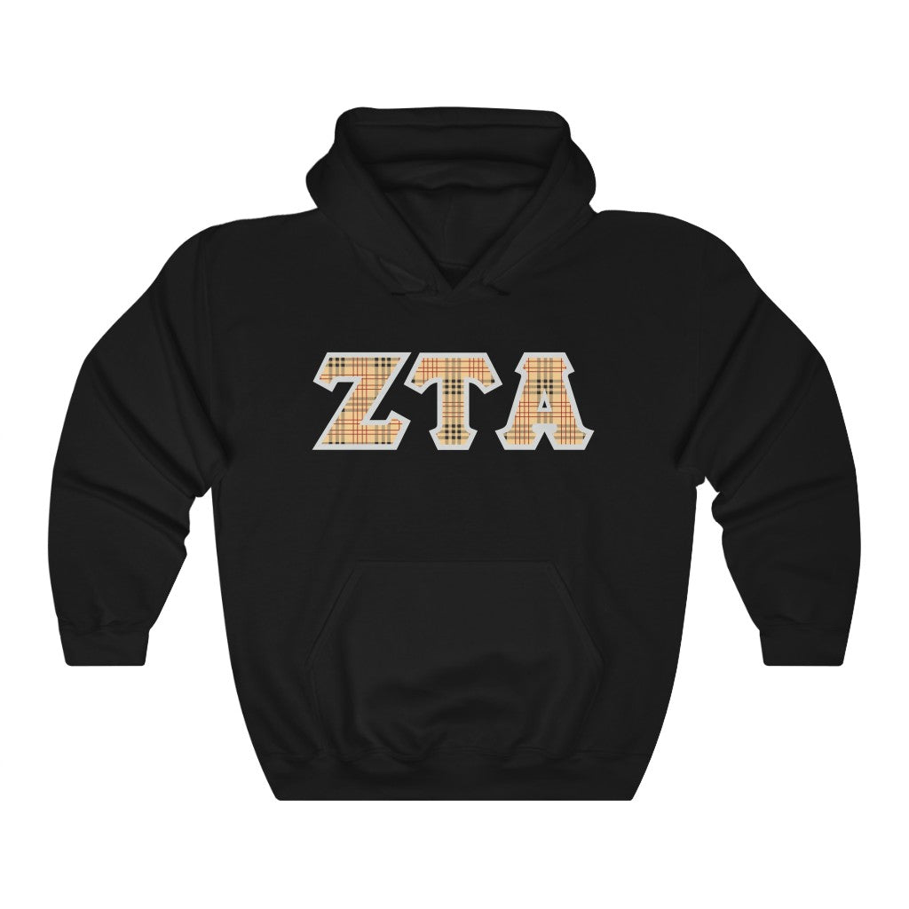 ZTA Printed Letters | Nova Plaid Hoodie