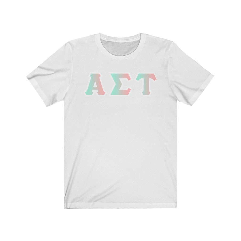 Alpha Sigma Tau Printed Letters | Dreams T-Shirt
