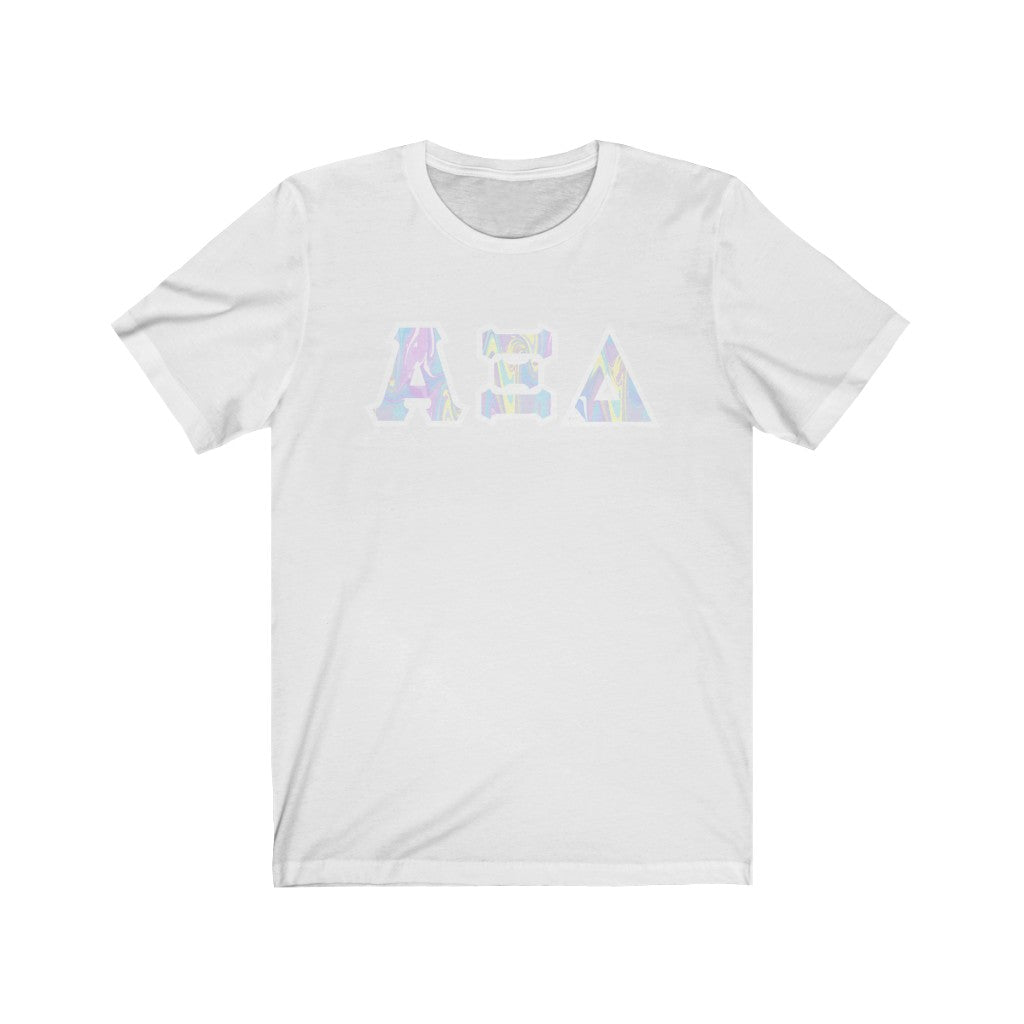 AXiD Printed Letters | Pastel Tie-Dye T-Shirt