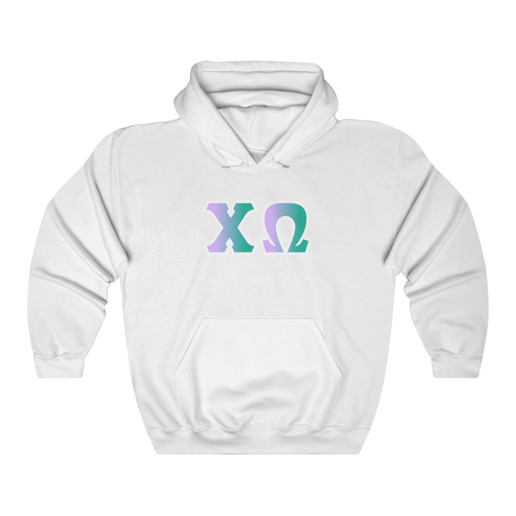 Chi Omega Printed Letters | Antarctica Hoodie