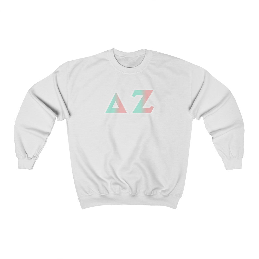Delta Zeta Printed Letters | Dreams Crewneck