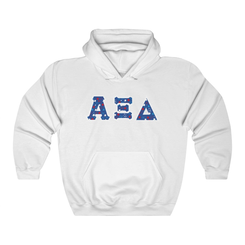 AXiD Printed Letters | USA Stars Hoodie