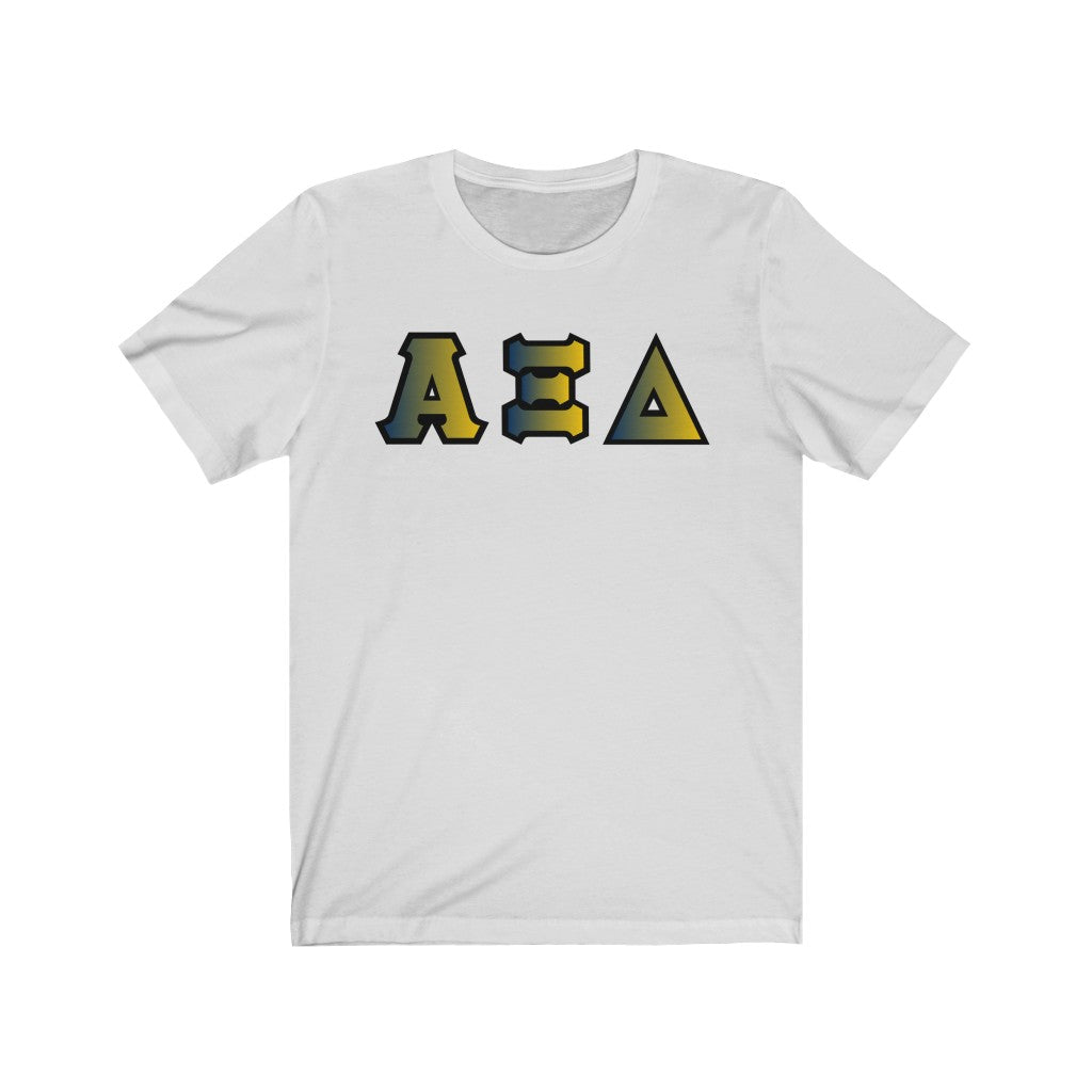 AXiD Printed Letters | Inspiration Gold & Black T-Shirt