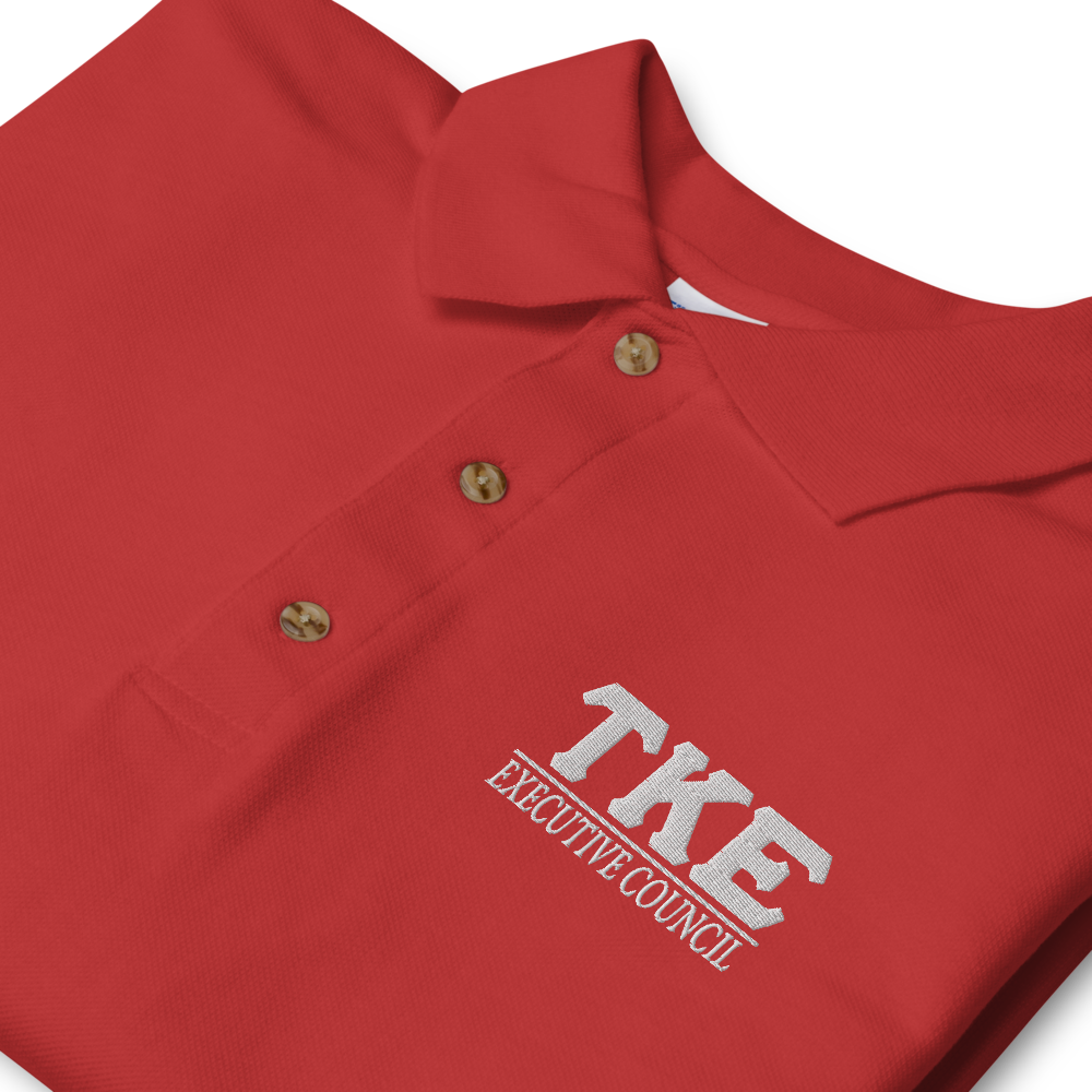 Tau Kappa Epsilon Embroidered Polo | Executive Council