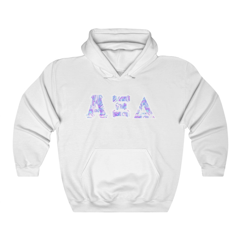 AXiD Printed Letters | Cotton Candy Tie-Dye Hoodie