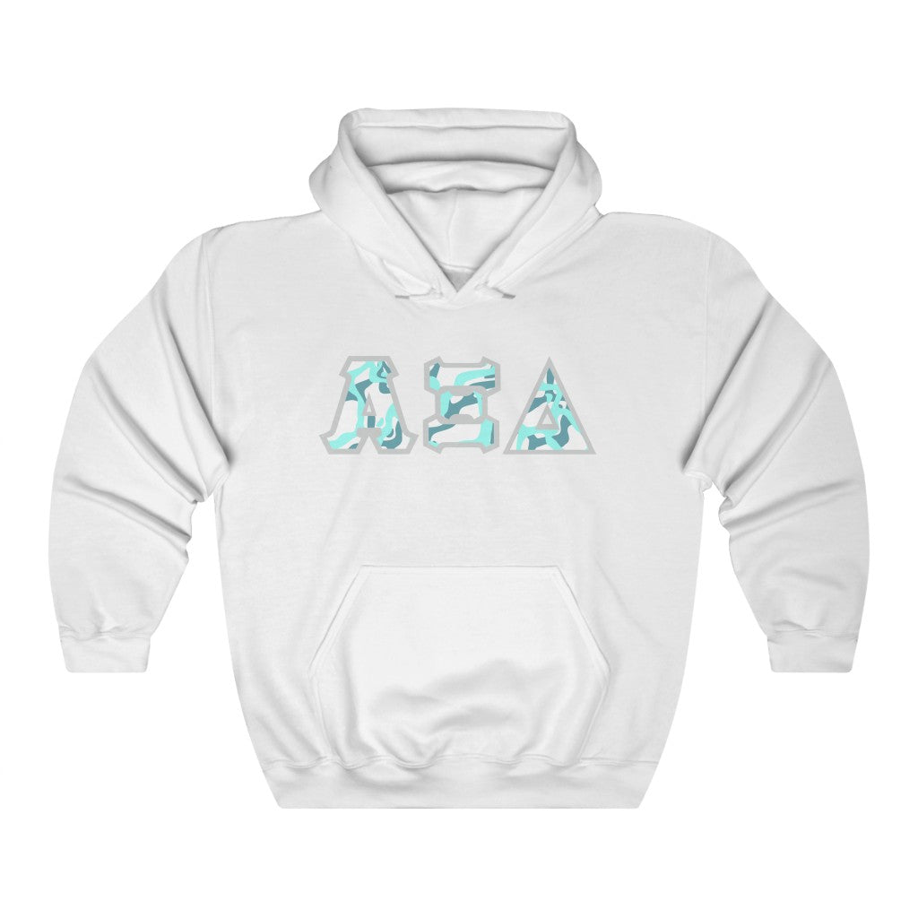 AXiD Printed Letters | Seafoam Hoodie