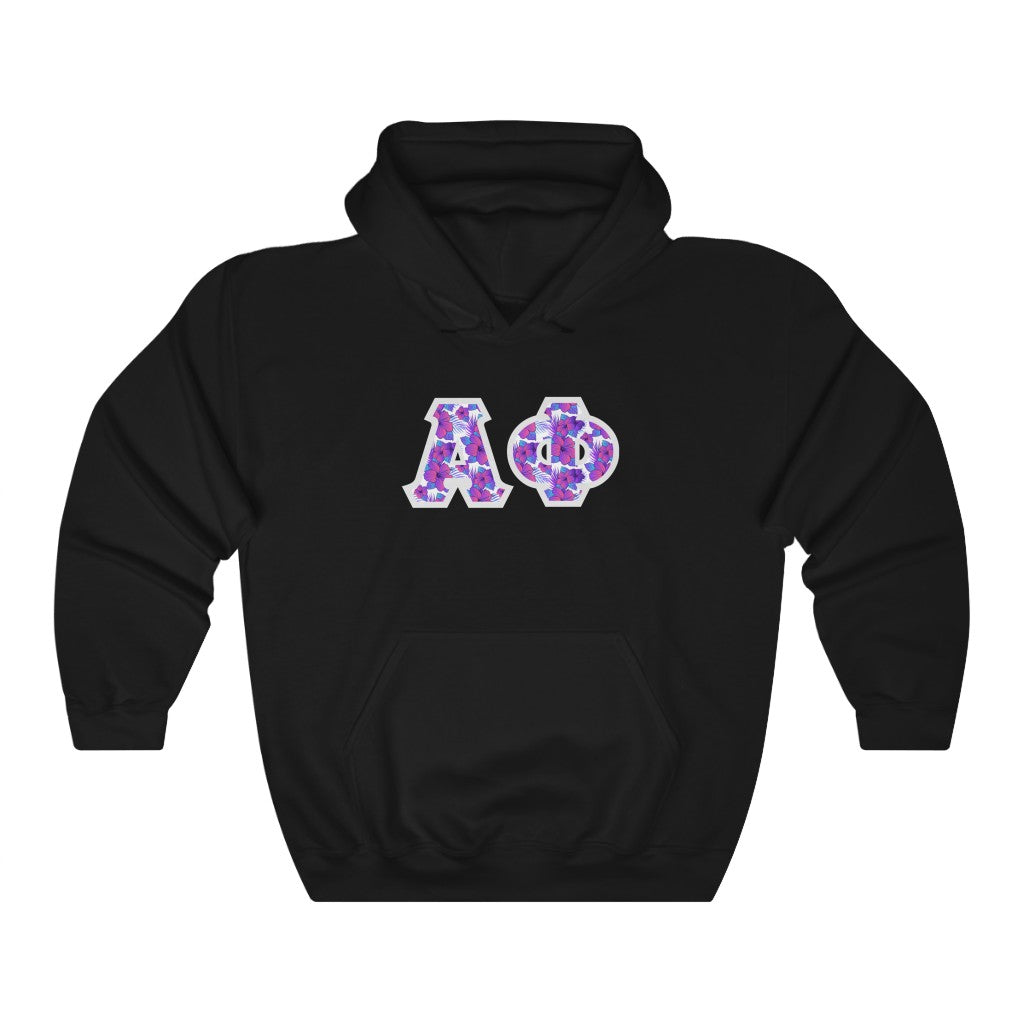 Alpha Phi Printed Letters | Flora Hoodie