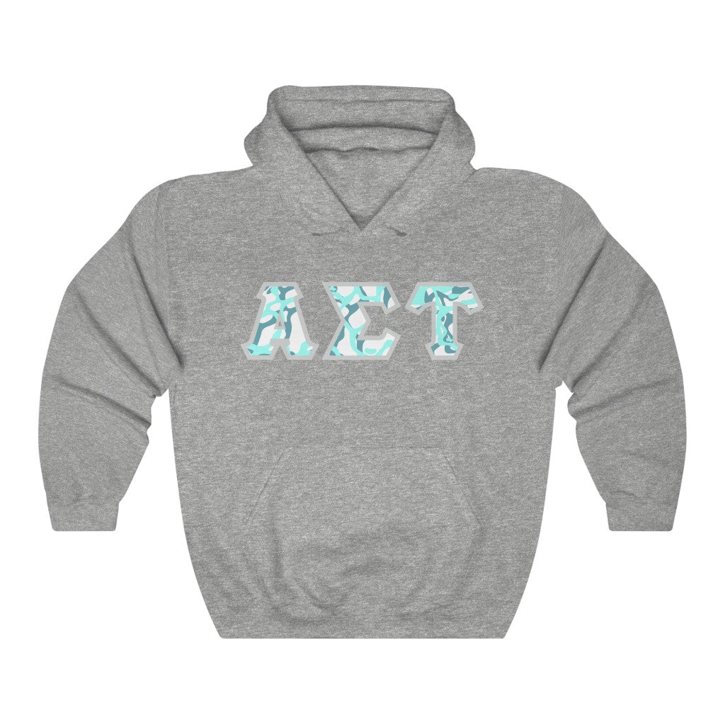 Alpha Sigma Tau Printed Letters | Under the Sea Hoodie