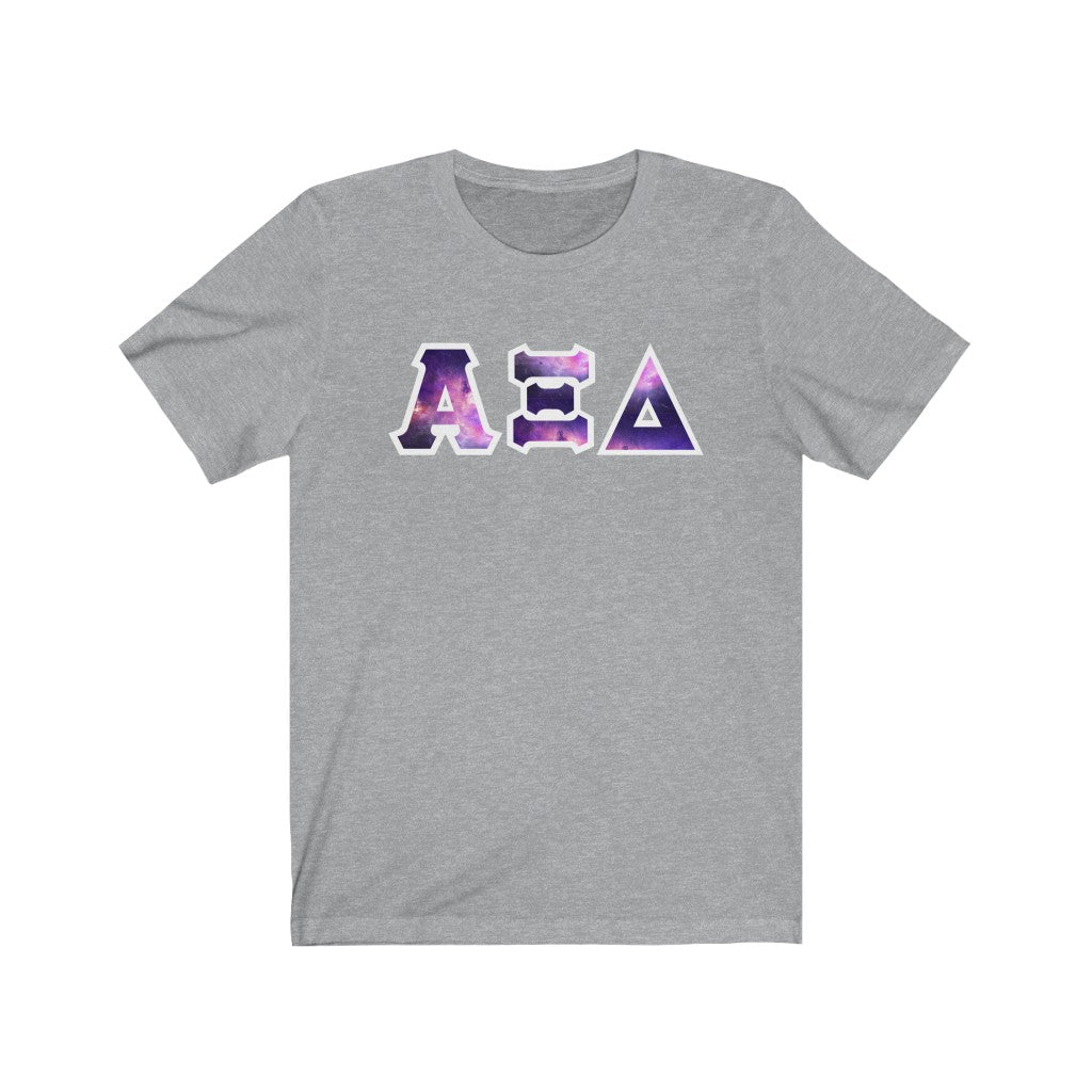 AXiD Printed Letters | Galaxy T-Shirt