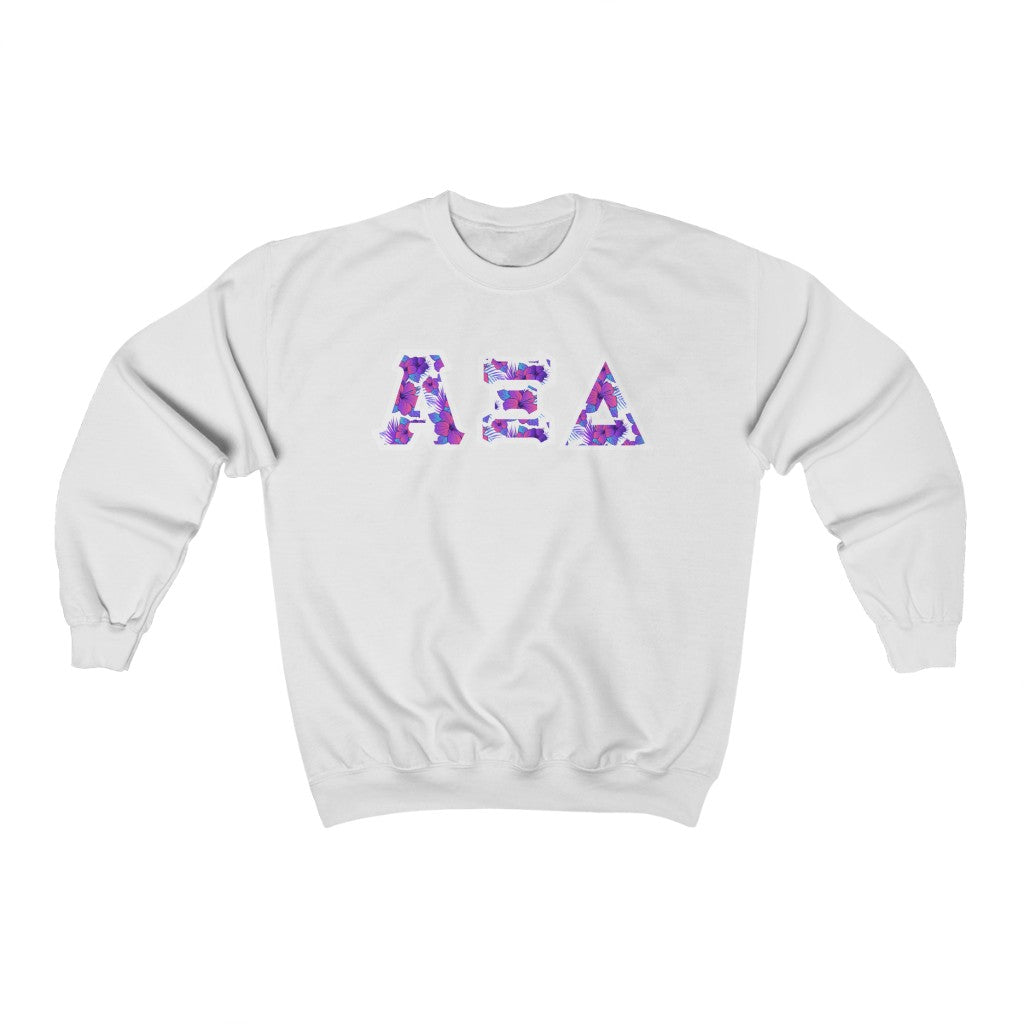AXiD Printed Letters | Flora Crewneck